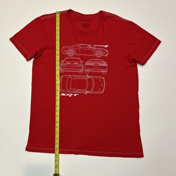 Dodge Charger SRT Shirt Adult Large Red Auto Racing Cars American Men - Picture 11 of 12